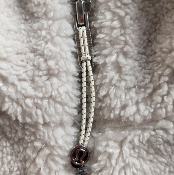 Lululemon Scuba Oversized Fleece Funnel Neck in Bone - Picture 8 of 11